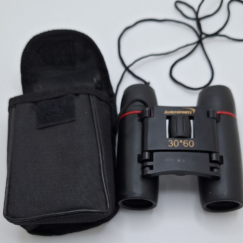 Black AURORASPORTS Binoculars with Case